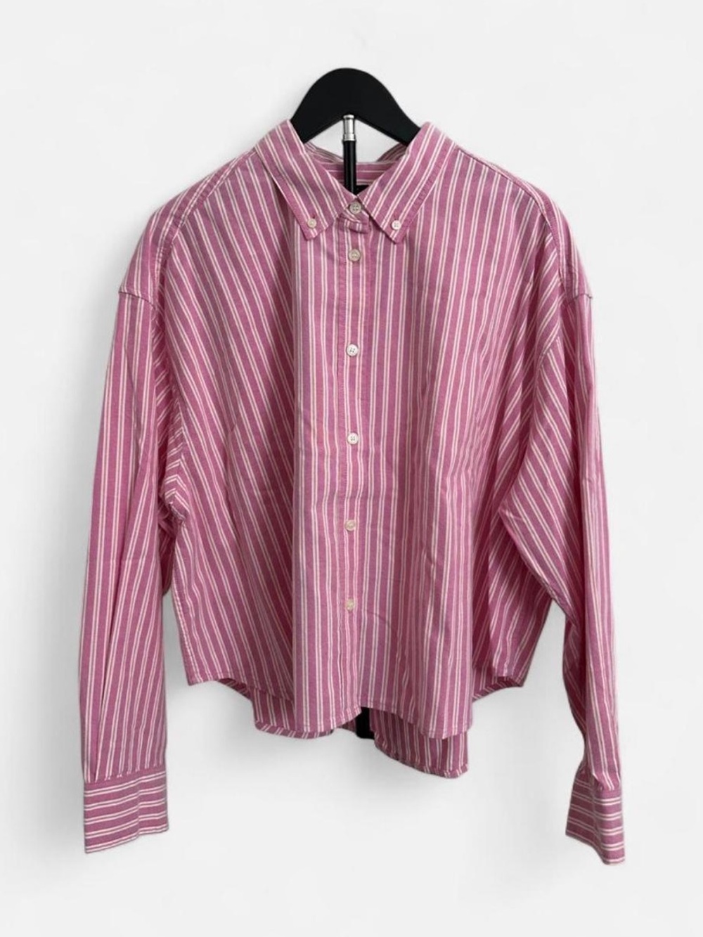 Gap Cropped Big Shirt Oxford Button Down